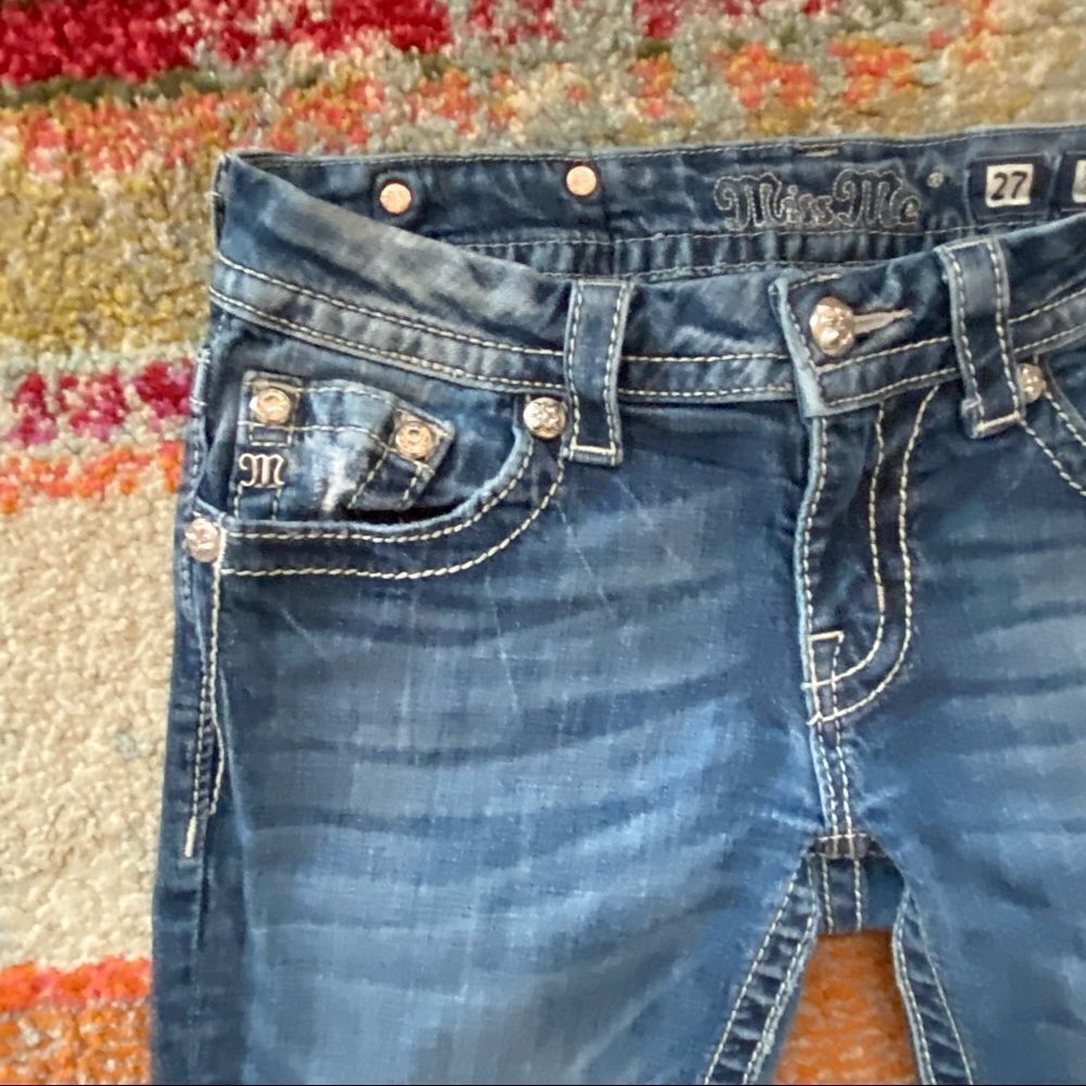 Miss Me Rhinestone Bootcut Jeans - Picture 4 of 12